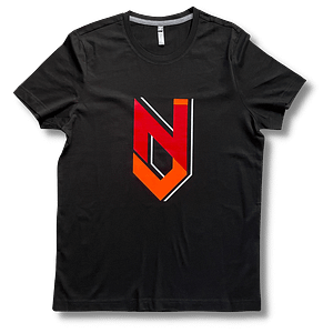 T-Shirt Nette Jonguh (Zwart Groot Logo)