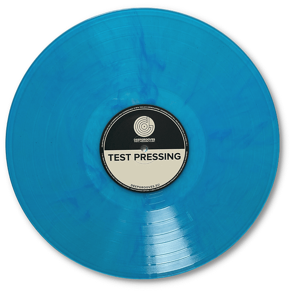 Testpressing blue vinyl 4 Testpressing - Als Ik Er Niet Meer Ben (Blue LP)