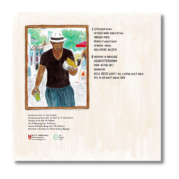 Achterkant lp NJ Als Ik Er Niet Meer Ben (Eco-friendly Vinyl)