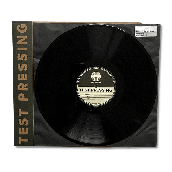 Testpressing - Als Ik Er Niet Meer Ben (Black LP)