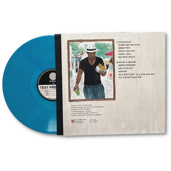 Testpressing blue vinyl 2 Testpressing - Als Ik Er Niet Meer Ben (Blue LP)
